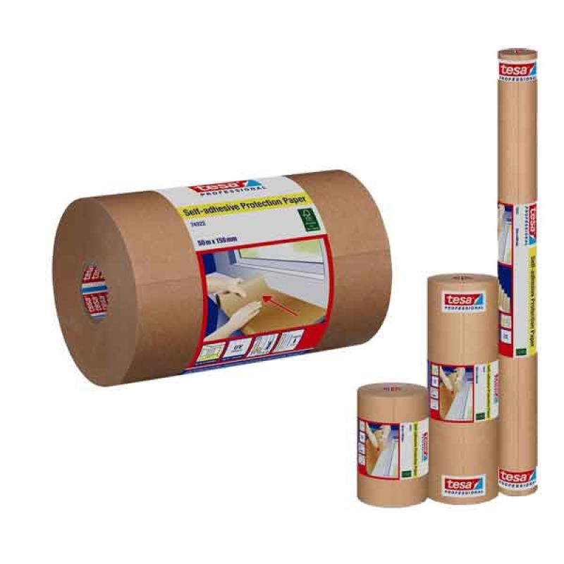 CARTA PROTETTIVA AUTOADESIVA '74922' TESA 150 mm x 50 mt - immagine 2