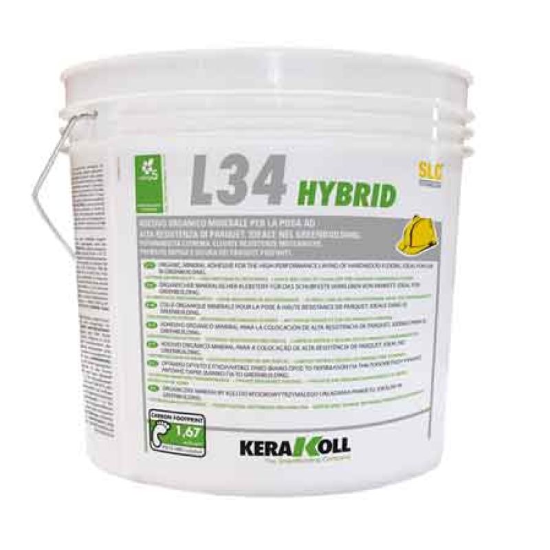 ADESIVO PER PARQUET 'L34 HYBRID' KERAKOLL 16 Kg - Colore Neutro (Confezione da 16 KG) - immagine 2
