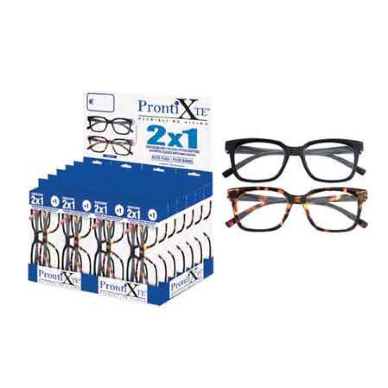 ESPOSITORE OCCHIALI DA VISTA GRADUATI 'TWIN10 2X1' 24 pezzi - immagine 2