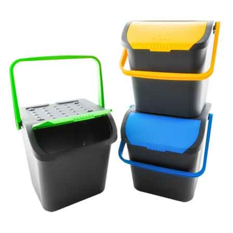 PATTUMIERA ECOLOGIC 28 lt - 38x36,5x37h cm - immagine 2