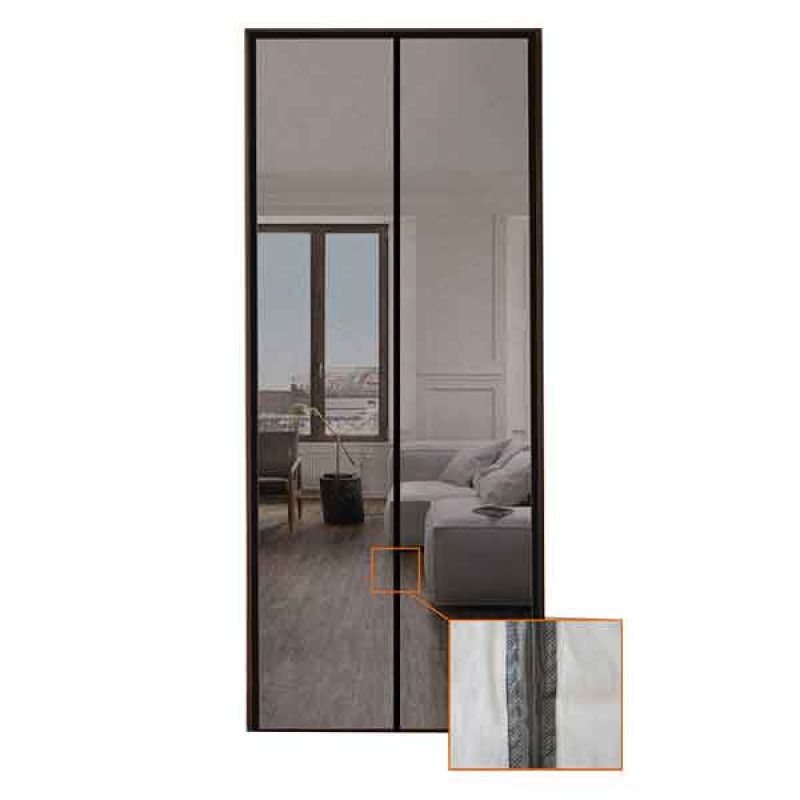 ZANZARIERA MAGNETICA RIDUCIBILE CON TELAIO IN PVC 150x250 cm - Col. Bianco RAL 9016 - immagine 2