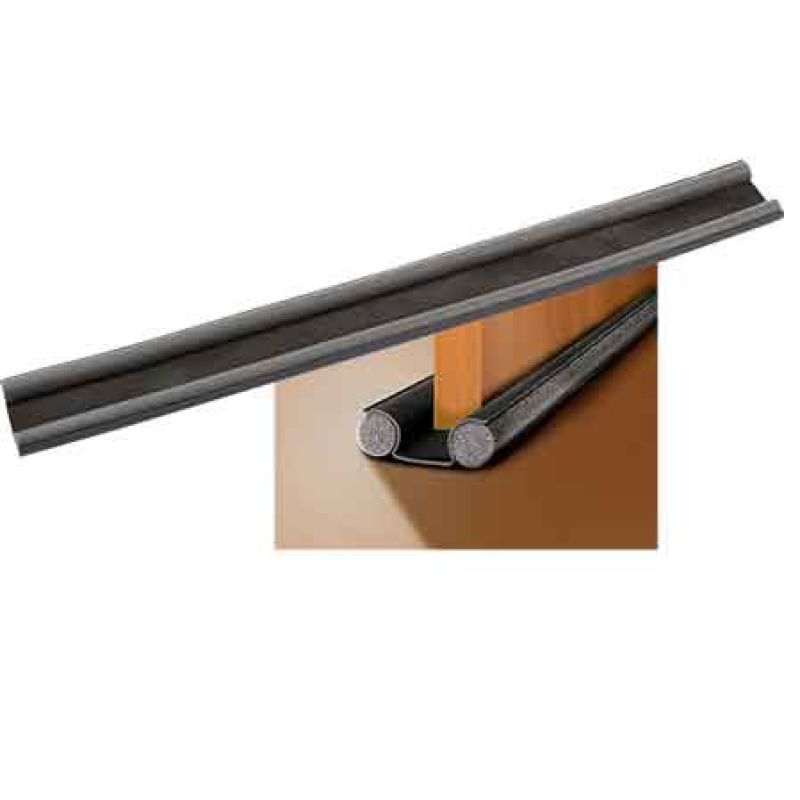 PARASPIFFERI SOTTOPORTA DOPPIA PROTEZIONE 95 cm x 25 mm - Antracite - immagine 2