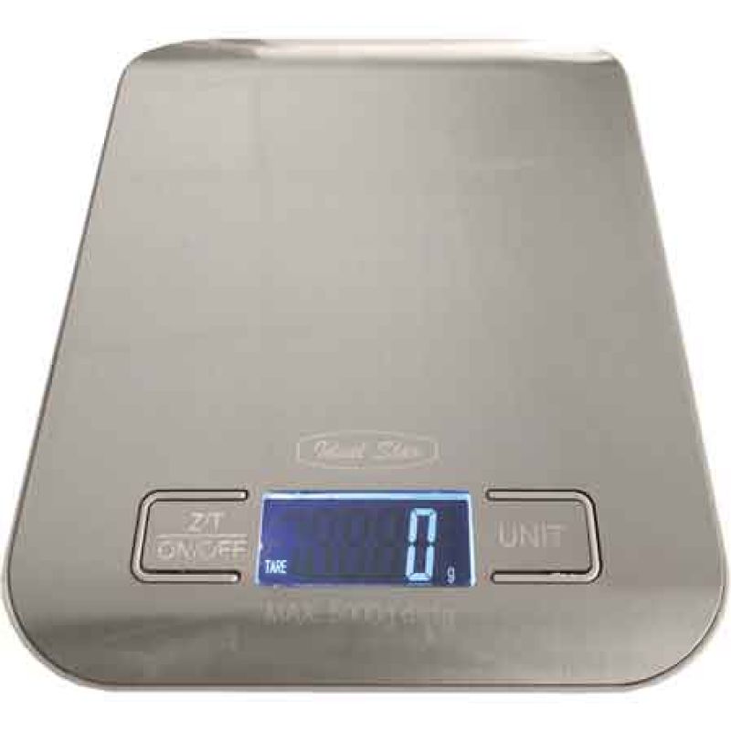 BILANCIA DIGITALE PIANA IN ACCIAIO INOX CARDINALE Capacità 5 kg - immagine 2
