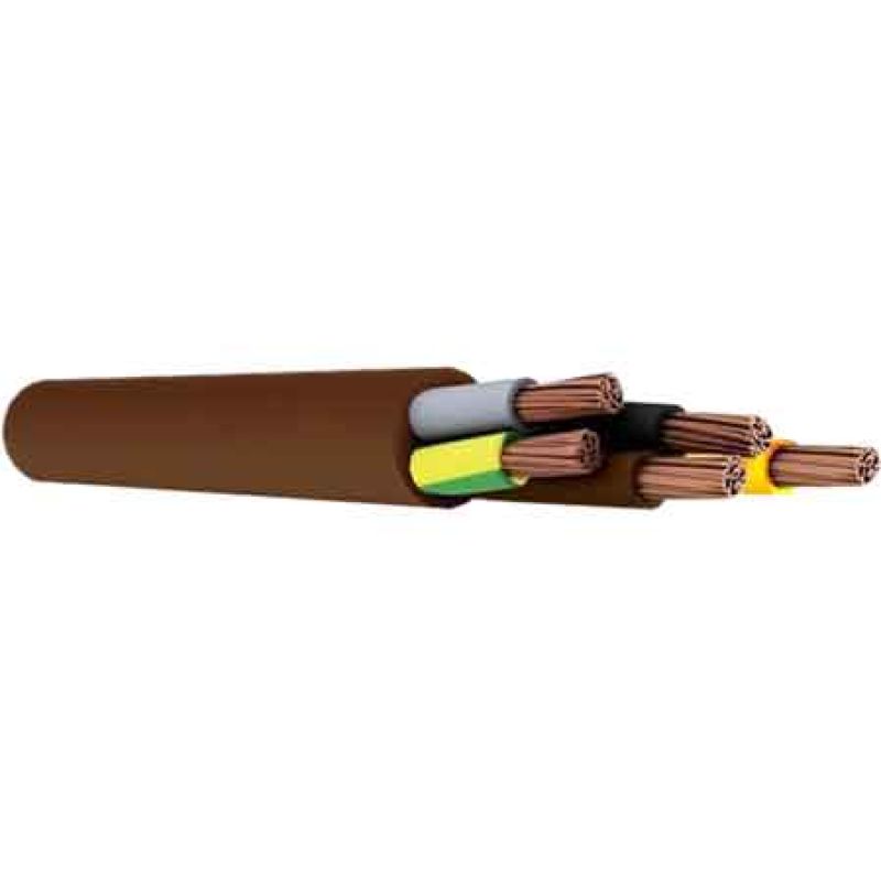 CAVO PENTAGONALE 'MARRONE' Sezione 5x1,5 mm (Confezione da 100 ML) - immagine 2
