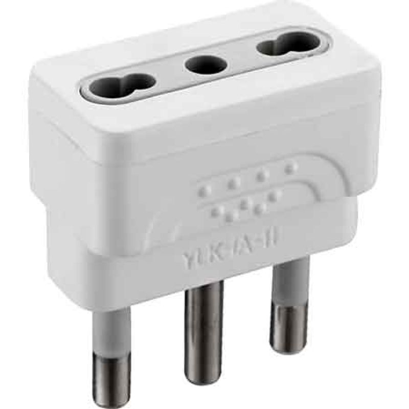 ADATTATORE SEMPLICE 16A 2P+T - presa 10/16A 2P+T - immagine 2