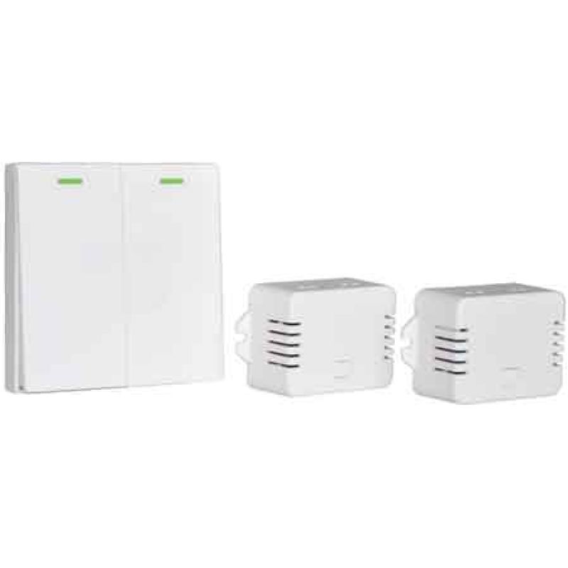 INTERRUTTORE LUCI WIRELESS 1 Tasto - immagine 2