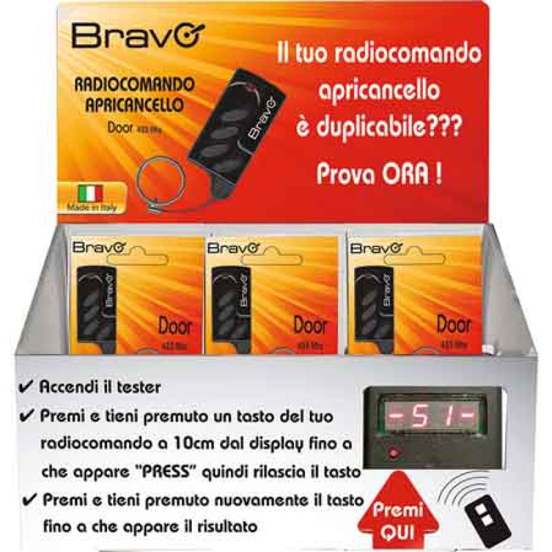 ESPOSITORE RADIOCOMANDI 'DOOR' CON TESTER 22 Pezzi - immagine 2