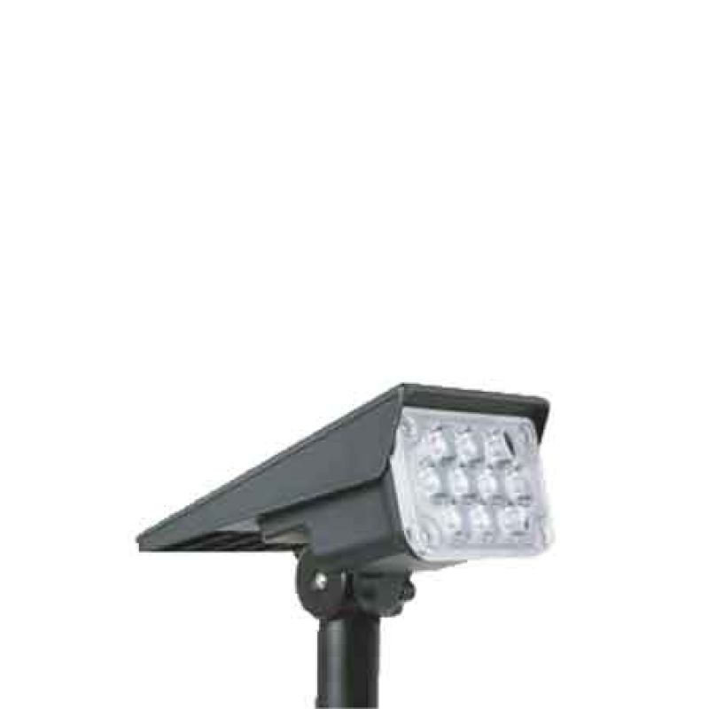 FARETTO SOLARE A LED CARDINALE 4W - Colore nero - immagine 2