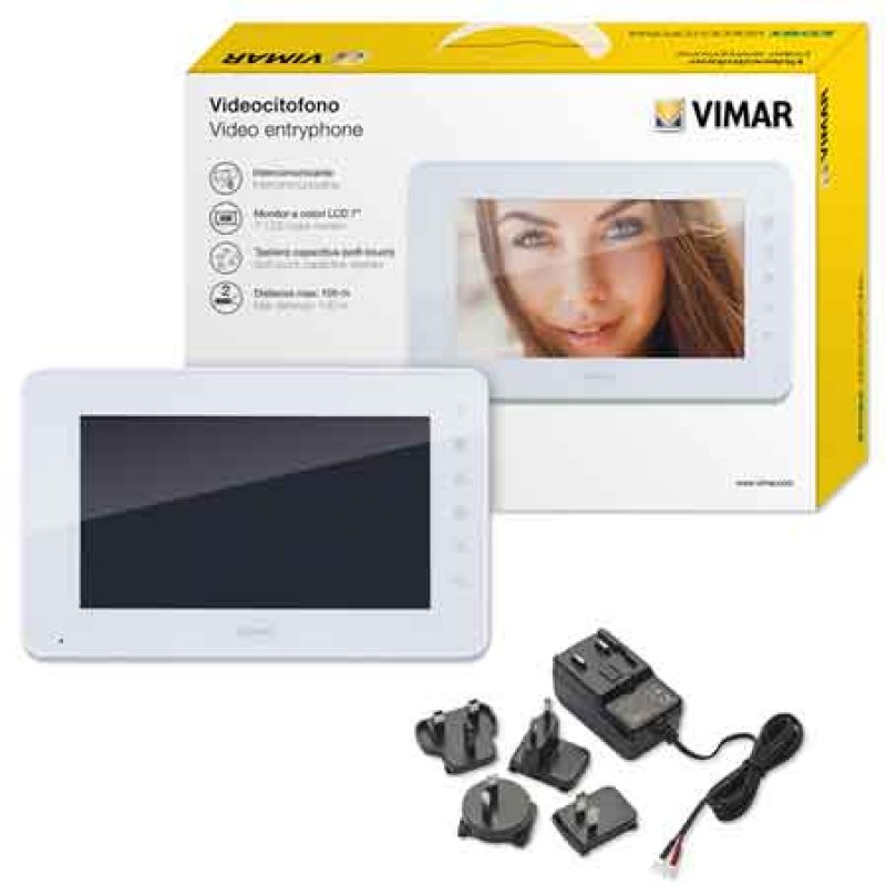 MONITOR PER VIDEOCITOFONO VIMAR Mod. 'K42912', Schermo 7" - Per codice 6888902 - immagine 2