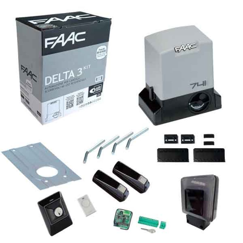 KIT MOTORE PER CANCELLI SCORREVOLI 'DELTA 3' FAAC - immagine 2