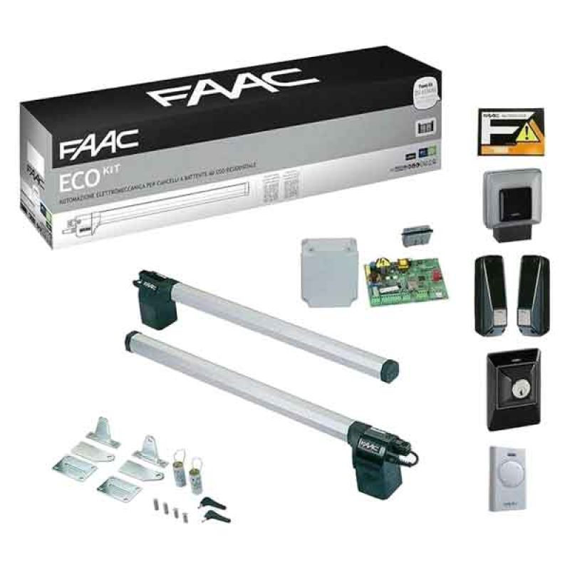 KIT MOTORE PER CANCELLI BATTENTI 'ECO KIT' FAAC - immagine 2