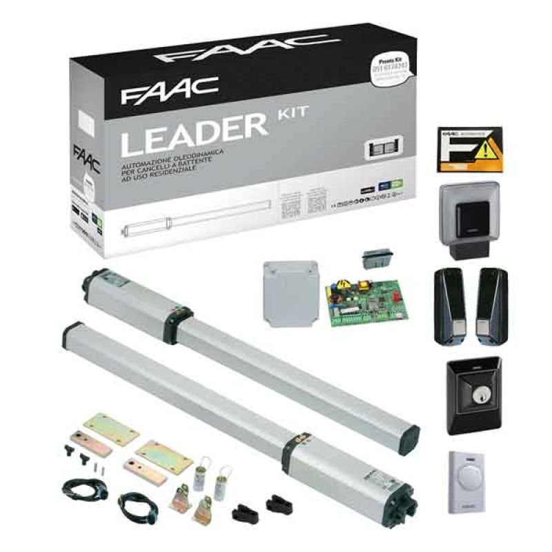 KIT MOTORE PER CANCELLI BATTENTI 'LEADER KIT' FAAC - immagine 2