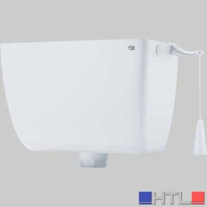 CASSETTA ALTA IN PVC CABRIO CON CATENELLA - BIANCA