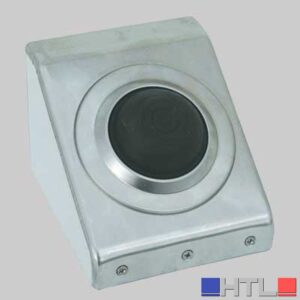 COMANDO PNEUMATICO A PEDALE ESTERNO A PAVIMENTO-PARETE INOX - PER CASS.SARA PNEU