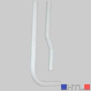 TUBO ESTERNO BIANCO PER CASSETTA ALTA IN PVC - Cm 190 x Ø 32