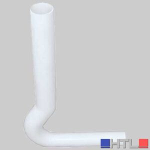 TUBO ESTERNO BIANCO PER CASSETTA VIVA - cm 41x19,5 Ø 50÷40
