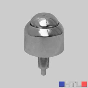 PULSANTE DI COMANDO PER BATTERIA PNEUMATICA - Cromato