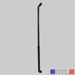 TUBO DI CACCIATA IN DUE PEZZI PEHD - Ø 32-45° H 1800