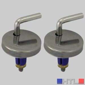 COPPIA REGOLABILE DM 45 IN ACCIAIO MOD. S12 - Con tassello