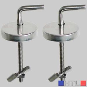 COPPIA CERNIERE REGOLABILE DM 45 IN ACCIAIO MOD. S14 - Ancorante