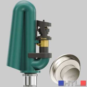 SISTEMA DI SCARICO ECOSTOP CATIS - PULSANTE BIANCO