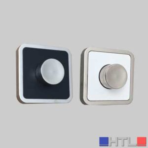 KIT QUADRO CARTUCCIA PNEUMATICA + ROSONE BIANCO-NERO - -
