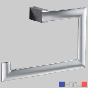 PORTASALVIETTE AD ANELLO KENT - Ottone cromato Cm 23