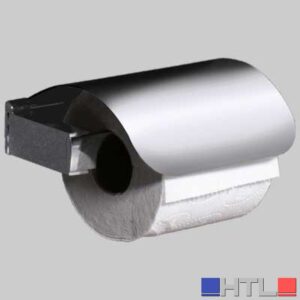 PORTAROTOLO CHIUSO KENT - Ottone Cromato Cm 15
