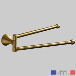 PORTASALVIETTE A SNODO ROMANCE - Ottone bronzato