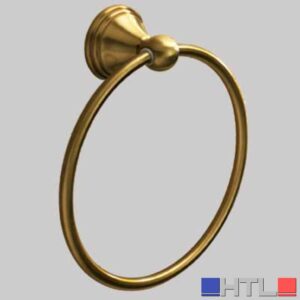 PORTASALVIETTE AD ANELLO ROMANCE - Ottone bronzato