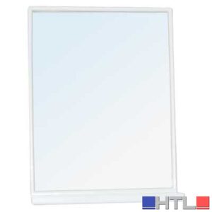 SPECCHIO A FILO CON MENSOLA - Cm 45 x 60