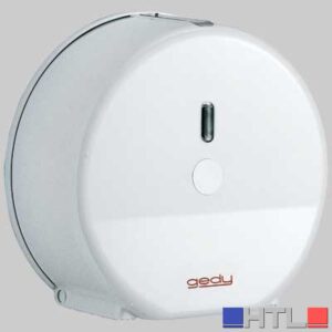 DISTRIBUTORE DI CARTA A ROTOLI MINI - ABS - Bianco