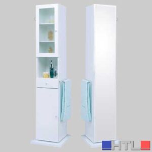 COLONNA GIREVOLE CON SPECCHIO LAURA BIANCA - -