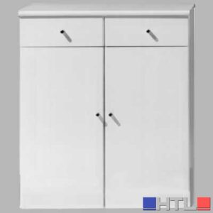 BASE DOPPIA CON CASSETTO BIANCA - -