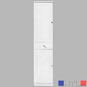 COLONNA SINGOLA CON CASSETTO BIANCA - -