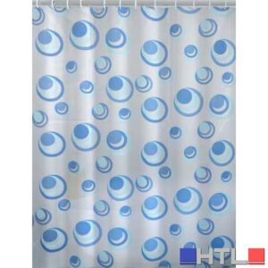 TENDA DOCCIA ORBITA PVC - 120x200 Azzurro
