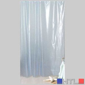 TENDA DOCCIA PRISMA PVC - 120x200 Bianco