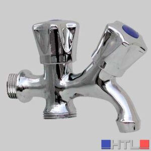 RUBINETTO DUPLEX LEGGERO - 1/2x3/4