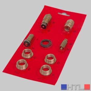 KIT VITONE UNIVERSALE PER RUBINETTERIA - 12 combinazioni