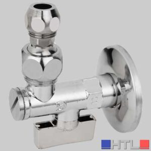 RUBINETTO FILTRO SOTTOLAVABO 875 A SFERA CON SNODO - 1/2x10 c/rosetta