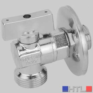 RUBINETTO LAVATRICE A SFERA 883 - 1/2x3/4 con rosone