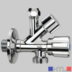 RUBINETTO COMBINATO SOTTOLAVABO E LAVATRICE - Ø 10 3/4x1/2