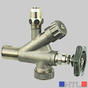 RUBINETTO COMBINATO SOTTOLAVABO E LAVATRICE SABBIATO - Ø 10 3/4x1/2