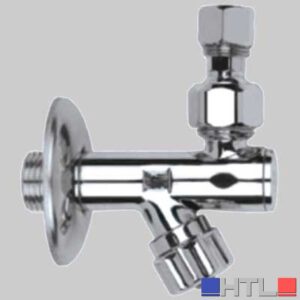 RUBINETTO FILTRO SOTTOLAVABO A VITONE CON SNODO - 1/2x10 c/rosetta