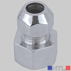 NIPLES FEMMINA PER CANNETTE CROMATO - 1/2x10