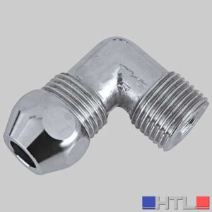 RACCORDO CURVO MASCHIO CROMATO - 10x1/2