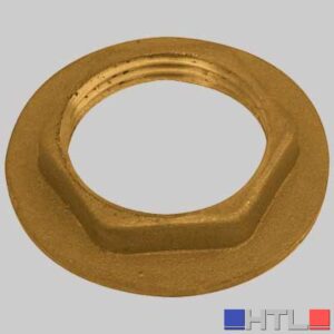 CONTRODADO CON FLANGIA OTTONE GIALLO - 1"