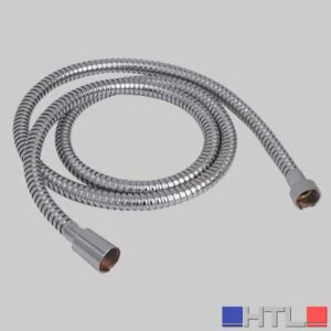 LACCIO DOCCIA DOPPIA GRAFFATURA IN OTTONE - 1/2x1/2 conico cm 150