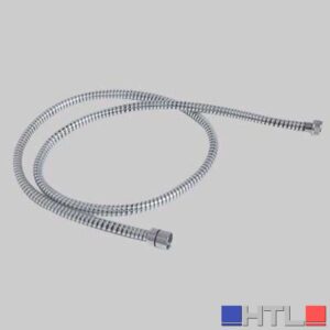LACCIO DOCCIA SPIRALATO DADO GIREVOLE - 1/2x1/2 conico cm 150