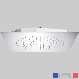 SOFFIONE DOCCIA DA INCASSO A SOFFITTO "SUPER-MIRROR" - 500 x 500 x 2 mm